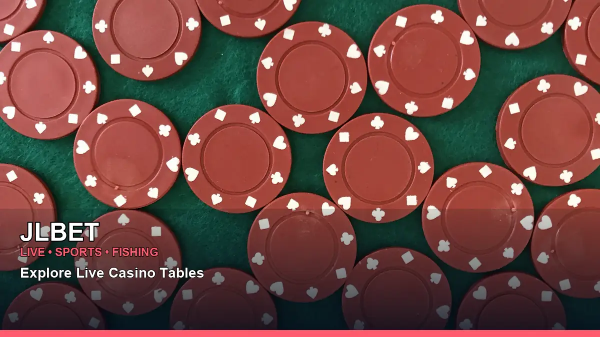 JLBET live casino tables for Philippine players